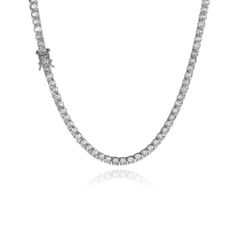 S925 Moissanite Tennis Chain Necklace - main image