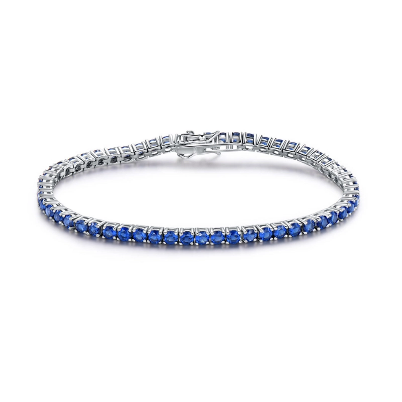 Beautiful Sapphire Birthstone Bracelet - main